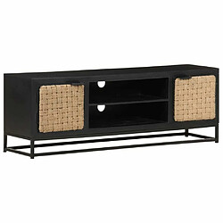 Maison Chic Meuble TV scandinave - Banc TV pour salon 120x30x40 cm Bois massif de manguier -MN99364