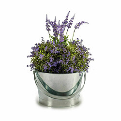 Avis Ibergarden Pot Seau Argenté Zinc 25 x 30 x 26,5 cm (12 Unités)