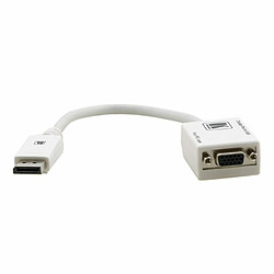 Adaptateur DisplayPort vers VGA Kramer Electronics 99-9692030 Blanc 30 cm