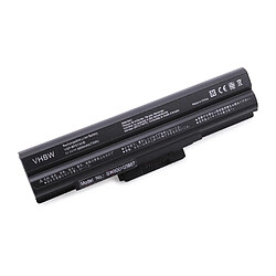 vhbw batterie compatible avec Sony Vaio VGN-AW11M/H, VGN-AW11S/B, VGN-AW11XU/Q, VGN-AW11Z/B laptop (6600mAh, 11,1V, Li-Ion, noir) avec puce intégrée