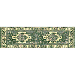 Alter Chemin de cuisine, 100% Made in Italy, Tapis antitache avec impression numérique, Coulisse antidérapante et lavable, Modèle Vintage - Corine, cm 100x52