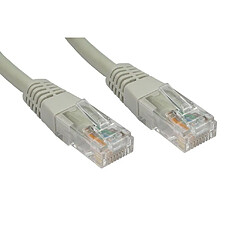 DCU TECNOLOGIC CONNECTION UTP CAT6 GRAY 0.5M