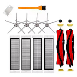 Kit de pièces pour aspirateur XiaoMi Roborock S50 S51 S55 S6 S6, filtre HEPA lavable, brosse principale, brosse latérale, 12 pièces