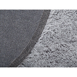 Beliani Tapis rond gris clair CIDE pas cher