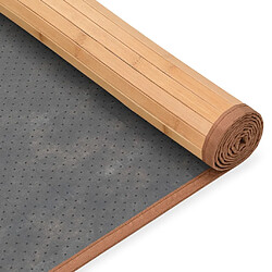 Avis vidaXL Tapis en bambou 80x300 cm Marron