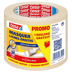 Lot de 2 Rouleaux de Masquage TESA masquer 50m