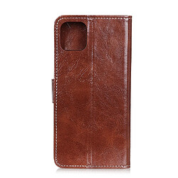 Avis Wewoo Coque Housse en cuir à rabat pour iPhone 11 Pro avec porte-carte et fentes cartes cadre photo et porte-monnaie Marron