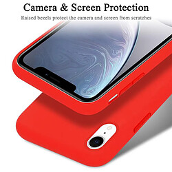 Cadorabo Coque iPhone XR Etui en Rouge pas cher