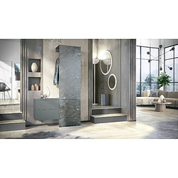 Mpc Vestiaire Gris Et Aspect Marbre Graphite (lxhxp) : 105 X 193 X 35