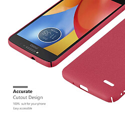 Cadorabo Coque Motorola MOTO E4 Etui en Rouge pas cher