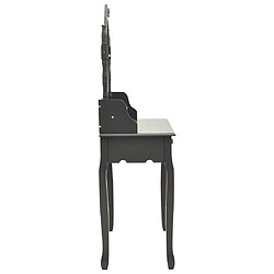 Avis Helloshop26 Ensemble de coiffeuse avec tabouret 75 x 69 x 140 cm gris 02_0006272