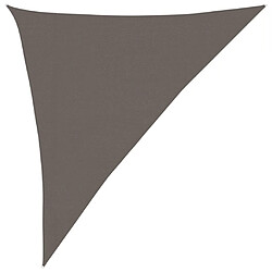 vidaXL Voile d'ombrage 160 g/m² Anthracite 3x4x5 m PEHD