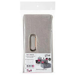 Boîte de Rangement Pliable Premium 15x31cm Gris Clair