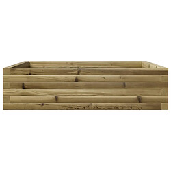 Acheter vidaXL Jardinière 90x90x23 cm bois de pin imprégné