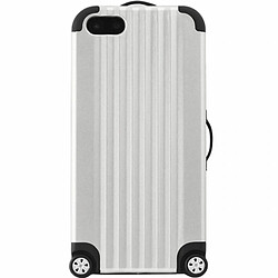 MOCCA COQUE VALISE RIGIDE ARGENT IPHONE 5/5S