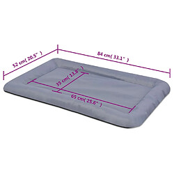 vidaXL Matelas pour chiens Taille XL Gris pas cher