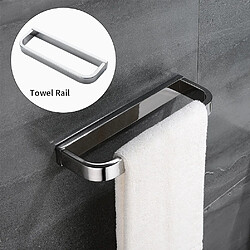 Universal Salle de bains lourde facile à installer à la maison chiffons serviettes chemin de fer acier inoxydable solide hôtel polyvalent durable rangement installation murale | Porte-serviettes