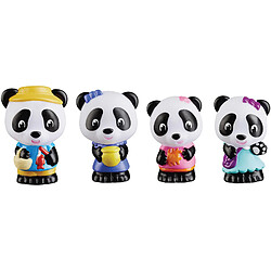 Pack de 4 personnages Klorofil Famille Panda