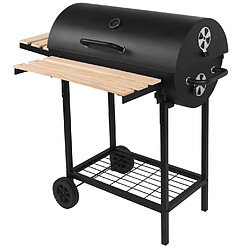 Avis Barbecue à charbon 76x33.5cm avec chariot - smoker one xl - ROBBY