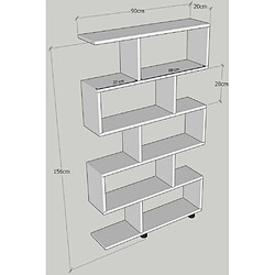 Avis Hanah Home Etagère en aggloméré Elif pin.