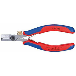 KNIPEX 11 82 130 Ciseaux à dénuder pour applications électroniques