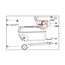 TUBE EVACUATION ETANCHEITE REP 15G POUR HABITATION MOBILE DOMETIC - 2426014870