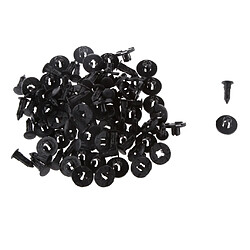 Lot 50pcs 8mm Voiture Plastique Clips Rivets De Fixation Pare-chocs Fender Poussoirs Pour Nissan