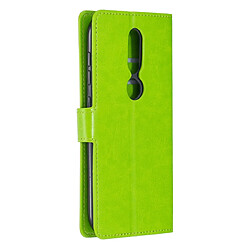 Acheter Wewoo Housse Coque Etui à rabat horizontal pour Nokia 4.2 Crazy Horse Texture avec supportfentes cartesportefeuille et cadre photo Vert