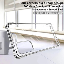 Coque en TPU IMAK airbags d'angle, antichoc transparent pour votre Samsung Galaxy M52 5G