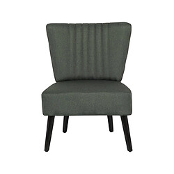 Avis Habitat Et Jardin Fauteuil en tissu Zoé - 1 place - Gris foncé