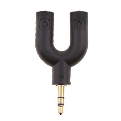 Acheter Adaptateur Séparateur Audio Double Jack Répartiteur jack + Câble Convertisseur Femelle