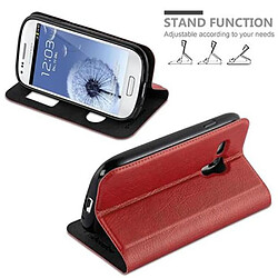 Cadorabo Coque Samsung Galaxy S3 MINI Etui en Rouge pas cher