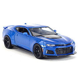 Universal 2017 1: 24 2017 Chevrolet Camaro ZL1 Coupe statique coulée sous pression peut collecter des modèles de jouets de voiture.(Bleu)