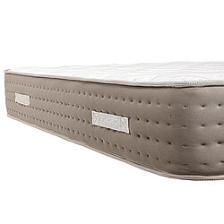 Acheter Visiodirect Matelas KIAN 160x200 cm à ressorts ensachés, en mousse haute densité, indépendance du couchage, face été/hiver, épaisseur 26cm