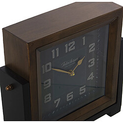 Avis Horloge de table Alexandra House Living Marron Métal 34 x 34 x 10 cm