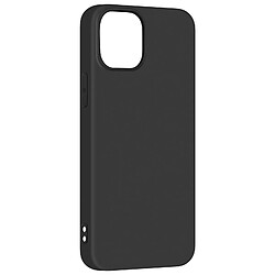 Avizar Coque pour iPhone 15 Silicone souple Classic Case Noir