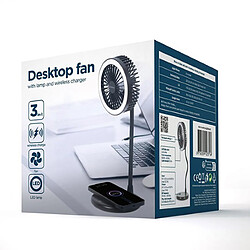 Acheter Ventilateur de Bureau GEMBIRD WPC10-LEDFAN-01 Noir