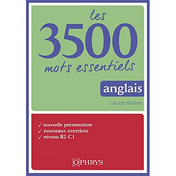 Les 3.500 mots essentiels : anglais