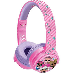 Avis JUNIOR BT Casque Audio Sans Fil Bluetooth Jack 3.5mm Stéréo Rose