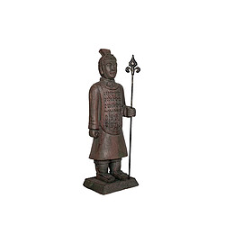 Figurine Décorative Romimex Marron Guerrier 23 x 77 x 25 cm