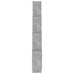 Acheter vidaXL Étagère murale cube Gris béton 90x15x119 cm Bois d’ingénierie