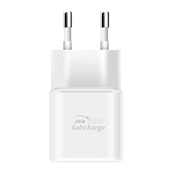 Swissten Chargeur Secteur USB C Power Delivery 20W et USB Quick Charge 18W Blanc