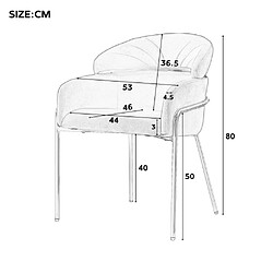 Avis ComfortXL Chaise de Salle à Manger en Velours, Design Luxueux, Système à Quatre Pieds Métalliques, Gris