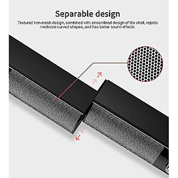 Universal Surround Stéréo Soundbar Subwoofer Bluetooth 5.0 (noir)