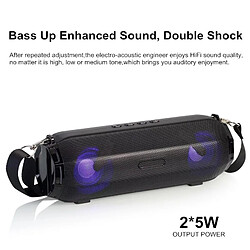 Acheter Yonis Enceinte Bluetooth Portable LED Super Bass Waterproof