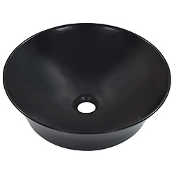 vidaXL Lavabo 41x12,5 cm Céramique Noir