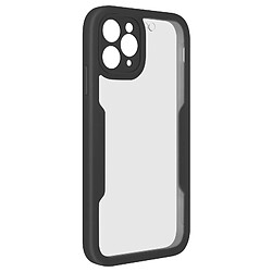 Avizar Coque iPhone 11 Pro Max Dos Plexiglas Avant Polymère Antichoc Contour noir