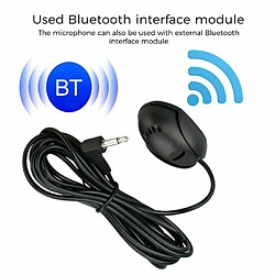 Yonis Microphone Voiture Bluetooth GPS 3m Omnidirectionnel pas cher