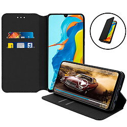 Avizar Housse Huawei P30 Lite Étui Folio Portefeuille Fonction Support noir