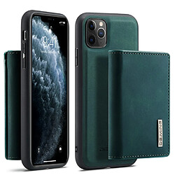 Dg.Ming Coque en TPU + PU détachable, hybride avec béquille vert pour votre Apple iPhone 11 Pro 5.8 pouces